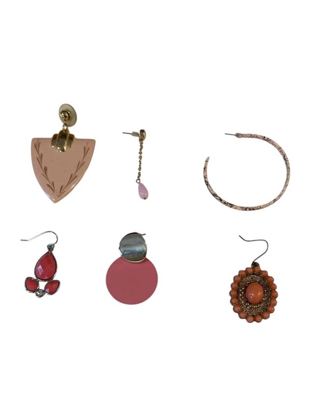 Assorted Single Pink Earrings